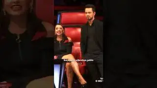 Hadise scared Murat Boz 👻 (The Voice Türkiye / Nostalgia) 