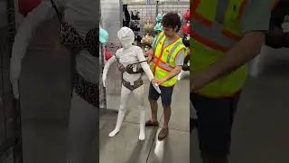 The employee freaked out! lol 