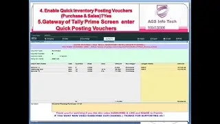 Auto GST Calculation Voucher Creation on Single Screen Inventory and Ledger  Quick Posting Purchase