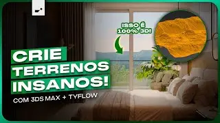 GUIA PRÁTICO para criar TERRENOS PROCEDURAIS com 3ds Max + tyFlow