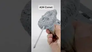 Tamiya A34 COMET in progress