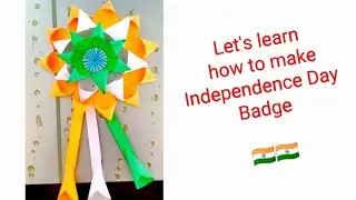 Independence Day Badge #indianbadge #badgemaking  #badge  @punishka2023  @PunishkaTutorials