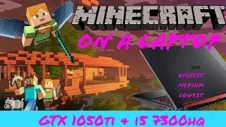 Acer Nitro 5 - Minecraft - GTX 1050ti & i5 7300hq FPS Test