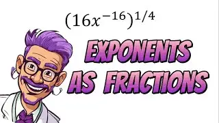 How to simplify exponents as fractions 