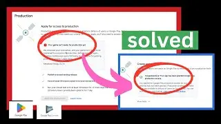 ✅ SOLVED ! ❌ More testing required to access Google Play production