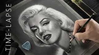Drawing Vintage Portrait | Satisfying Time-lapse