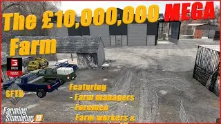 Building the £10,000,000 MEGA FARM! | Chellington Valley - By Oxygen David | Farming Simulator 19