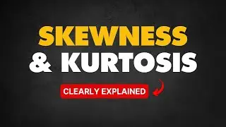 Skewness and Kurtosis | #16 in Statistics for Data Science