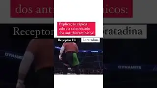 Loratadina é um fármaco que age nos receptores H1, os receptores H2 controla a secreção de ácido