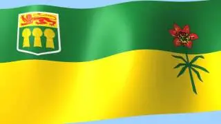 Flag of Saskatchewan - Drapeau de la Saskatchewan