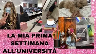 LA MIA PRIMA SETTIMANA ALL'UNIVERSITA' | weekly-vlog + Yesstyle