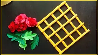 Beautiful paper wall hanging craft idea/ wall decor idea/ unique style wall hanging