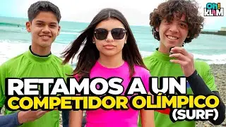 VLOG - SURF CHALLENGE WITH AN OLYMPIC COMPETITOR 🏄😎