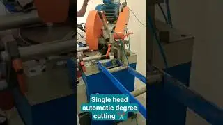 single head automatic aluminium Street and degree cutter #shortsfeed #trending #machine #future