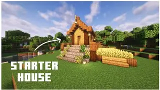 Minecraft | how to build a simple starter house
