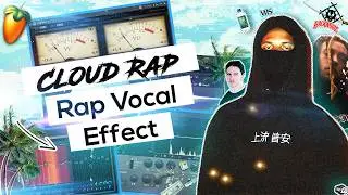 How To Mix Cloud Rap Vocals In FL Studio (Xavier Wulf Vocal Effect) 🐺