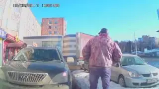 Калуга  Быдло на Луксус н330ср40 не уступил дорогу и начал качать права