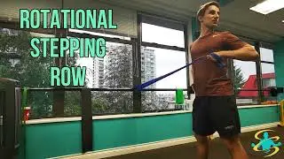 Rotational Stepping Row - Rejuv Exercise Library - #medicalfitness