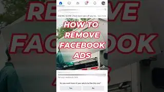 How to REMOVE Facebook ads! #facebook