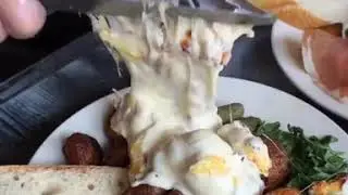 Swiss Raclette - Satisfying compilation of Melting Cheese (Potatoes, Bread, Onions, Cucumbers, Meat)