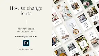 Photoshop User Guide | How to change fonts