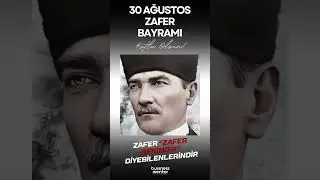 Gazi Mustafa Kemal Atatürk’ün dediği gibi : “ Zafer, zafer benimdir diyebilenlerindir.”🇹🇷​🎉