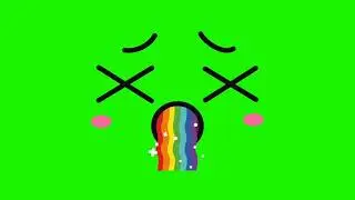 Funny face emoji green screen video. No copyright. Download now.