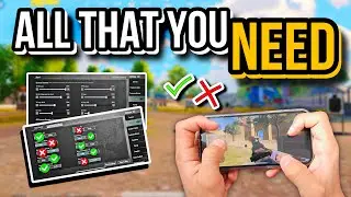 PUBG MOBILE BEST SENSITIVITY & SETTINGS FOR BEGINNERS 📚 COPY AND USE THE CODE ✅
