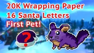 Purple Santa Hat Hunting and First Skilling Pet!