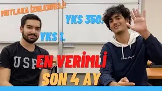 YKS En Verimli Son 4 Ay!
