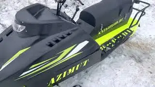 Мини обзор на миниснегоход Бурлак Азимут
