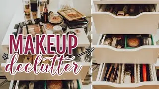 MAKEUP COLLECTION DECLUTTER // CLEANING OUT MY COLLECTION FOR 2020