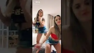 Girls dance upskirt tiktok Challenge