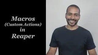 Macros (Custom Actions) in Reaper