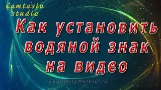 6.Camtasia Studio  Как установить водяной знак на видео