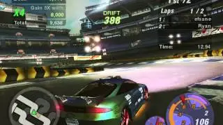 Need For Speed UnderGround 2 Drifting in Mitsubishi eclipse