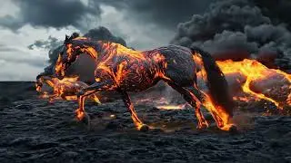 molten horses