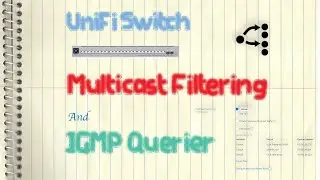 Ubiquiti UniFi Switch - Multicast Filtering and IGMP Querier (IGMP Snooping)
