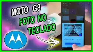 Como colocar uma imagem no teclado do Moto G8