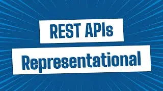 What does REPRESENTATIONAL mean In REST APIs?