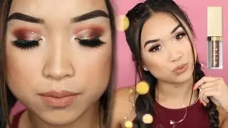 Stila Magnificent Metals Glitter Makeup Look | Christine Du
