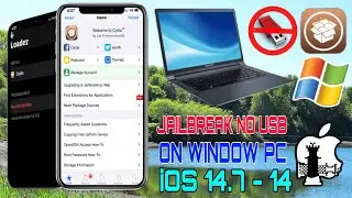 How to run Checkra1n on window no USB Flash | Jailbreak iOS 14.7 - 14