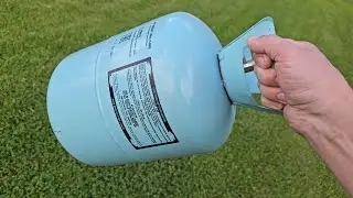 Perhaps the most brilliant DIY idea from an empty freon tank.