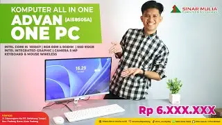MURAH BANGETT!! 6 JUTAAN AJA, INTEL CORE I5, RAM 8 GB -  ADVAN ONE PC (AI58S05A)