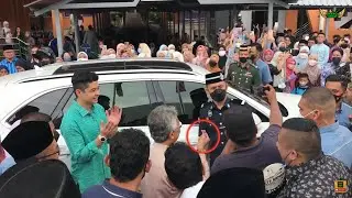 Rakyat Ajak Selfie Agong Bagi Mini Love ❤️…SPB Agong & Pemangku Raja Pahang Beraya di UiTM Raub