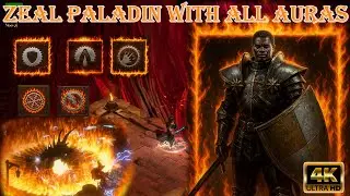 Zeal Paladin with All Auras – Fully Equipped for Diablo 2 Resurrected