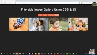 Portfolio Filter Gallery with CSS & Vanilla JavaScript | Source Code Given