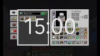 15 Minute Timer with Relaxing Music: Minecraft Theme