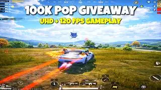 120 FPS + Ultra HD PUBG Mobile Gameloop | 1440x1080 iPad View | 100K POP GIVEAWAY 🎁