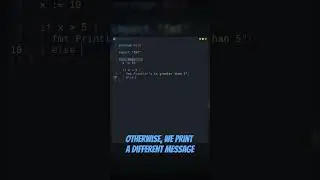 Golang Conditional Statements: Making Decisions with if Statements | Quick Golang Tutorial #shorts